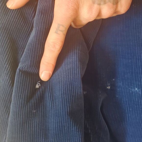 Ocean Blue velvety jacket. - Picture 2 of 4